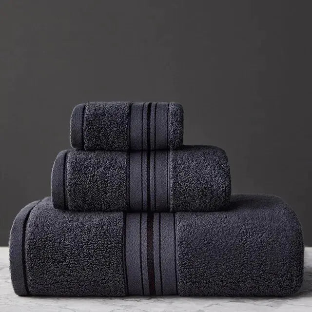 New Egyptian Cotton Bath Towel Set