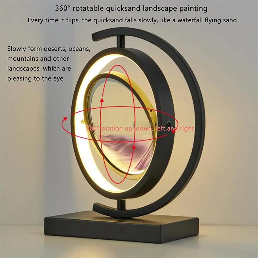 3D Quicksand Table Lamp